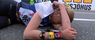 Efter jättemissen – Hanna Lundberg i tårar efter målgången 