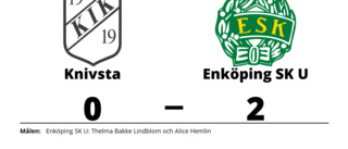 Enköping SK U segrade mot Knivsta på bortaplan