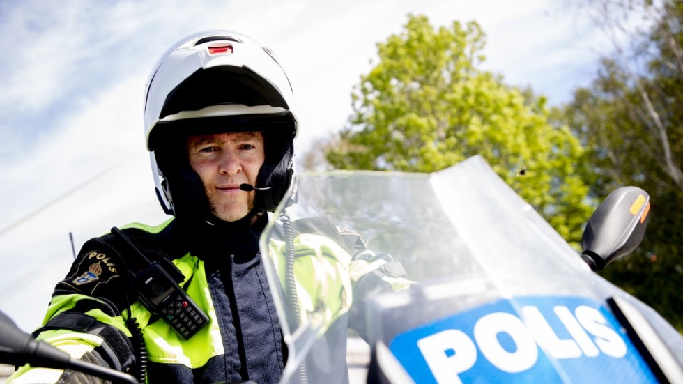 "Motorcykeln är oöverträffad när det gäller framkomlighet", säger mc-polisen Björn Gunnarsson.