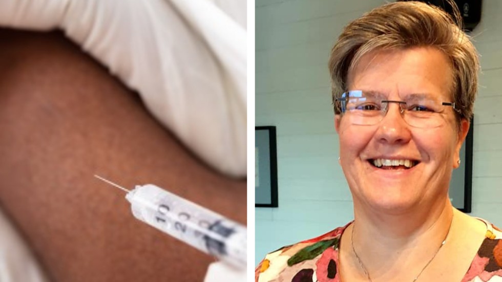 Marie Ragnarsson ser en tydlig bild mellan vilka områden som har hög respektive låg andel fullvaccinerade i Vimmerby kommun.