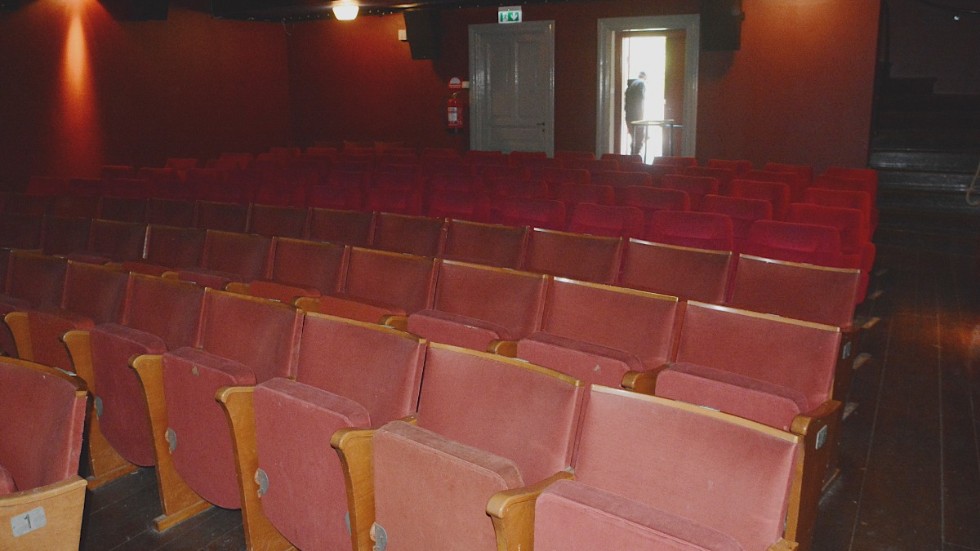 Salongen i den anrika biografen i Mariannelund.