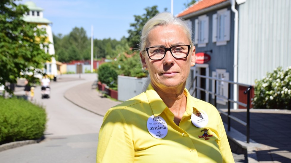 ALVs marknads- och försäljningschef Lena Möller gläds åt att Astrid Lindgrens Näs fått öppningsdatum.