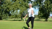 Angeli gör comeback på golfbanan – efter 22 år: "Jag känner mig absolut som en nybörjare" • En av omkring 45 nya golfare på Tobo Golfklubb