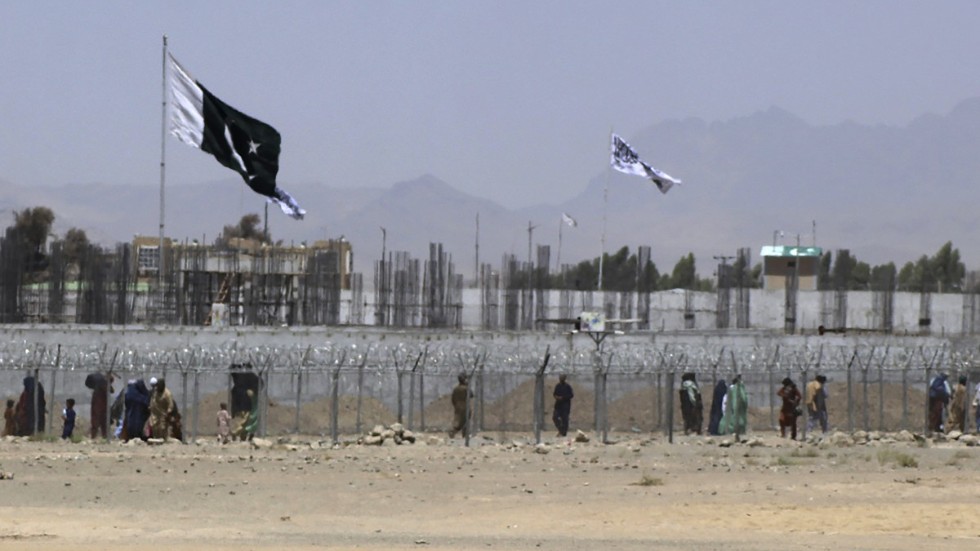 Gränsövergången Chaman mellan Pakistan och Afghanistan.