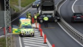 En till sjuhus efter olycka på Söderleden – vägen stängdes av