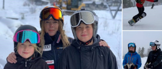Lyckliga premiäråkare i Kåbdalis • "Äntligen får vi åka skidor"