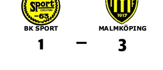 Malmköping bröt tunga sviten mot BK Sport