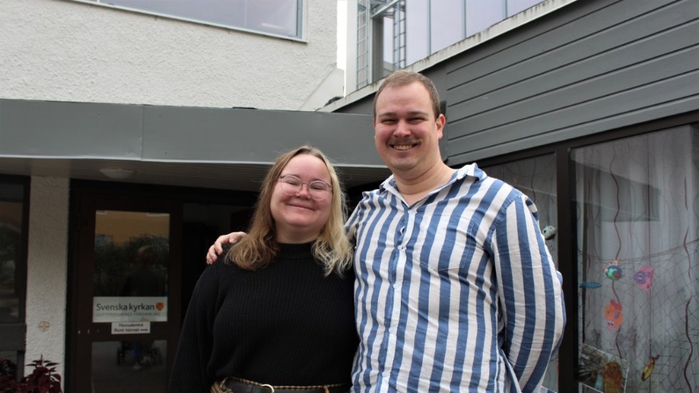 Emma Enocksson och Nils Björklund tycker att det är viktigt att rösta i kyrkovalet eftersom så få gör det.