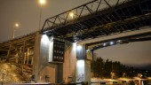 Motorvägsbron i Södertälje stängs av för reparation