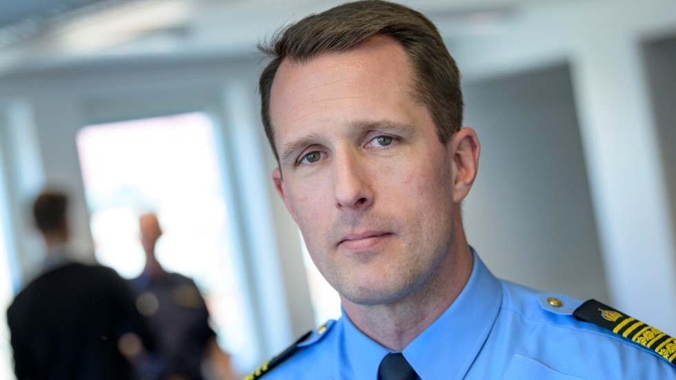 Mattias Sigfridsson, biträdande polisområdeschef i Malmö. Arkivbild.