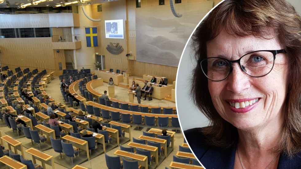 Riksdagsledamoten Gudrun Brunegård (KD) från Vimmerby är en av de röstade för att fälla regeringen. Trots turbulensen och en del spända sonderingsmöten beskriver hon att det vardagliga riksdagsarbetet flyter på utan något grus i maskineriet.