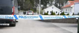 Bil exploderade utanför Uppsala