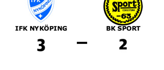 Victor Dahlqvist gjorde två mål när IFK Nyköping vann