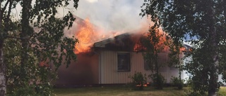Gruppboende i Pajala brann ner – räddningstjänst från Finland hjälpte till: ”Inga människoliv i fara”