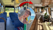 Lisa flyttade in i en skolbuss: "Noll erfarenhet"