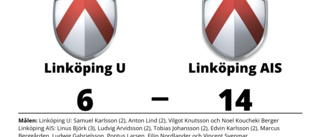 Linköping AIS utklassade Linköping U på bortaplan