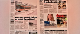 Tufft för tidningsbuden – Folkbladets e-tidning öppen idag