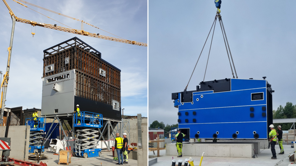 Jernforsen Energy levererar bioenergianläggningar till både svenska och utländska kunder. Bilderna är tagna i Norge och Åseda.