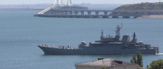 Stort ryskt tankfartyg skadat i Kertjsundet