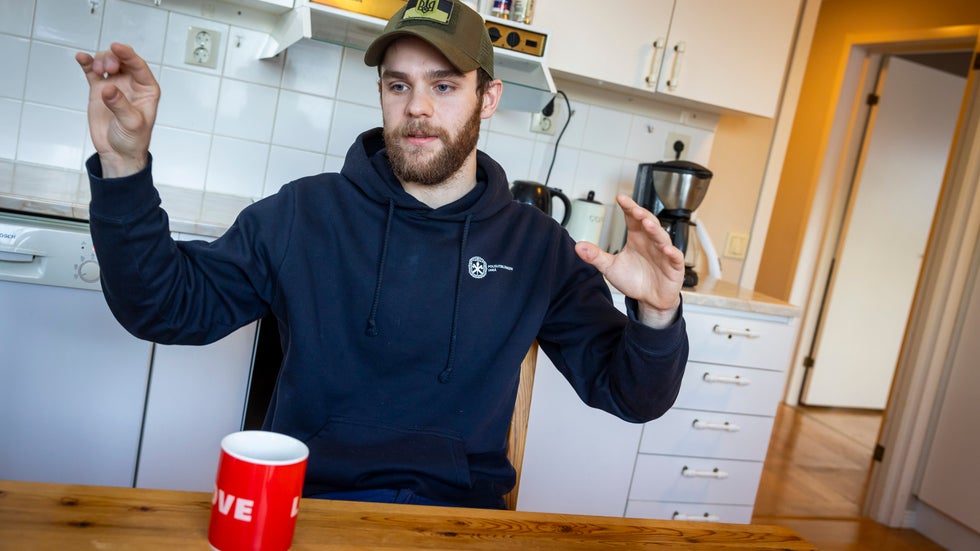 Kevin, 29, hjälparbetare i Ukrainakriget: 