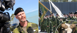 Känslosam avtackning när Gotland bytte regementschef