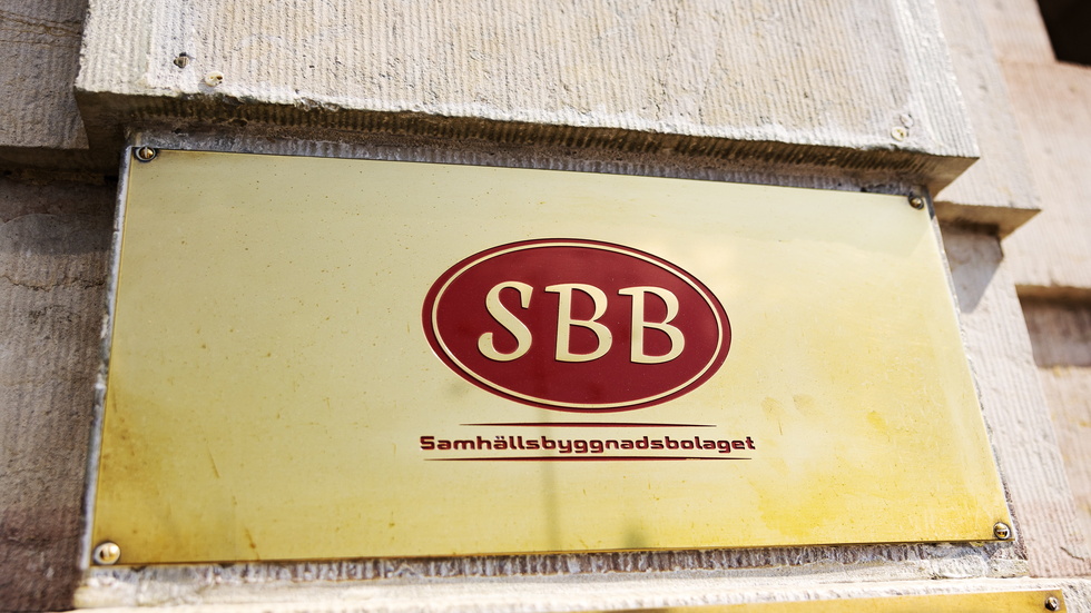 Räntekänsliga fastighetsbolaget SBB steg mest av OMXS30-bolagen. Arkivbild.