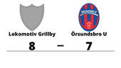 Örsundsbro U föll med 7-8 mot Lokomotiv Grillby