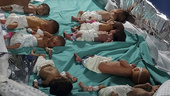 WHO: Bebisar evakuerade från sjukhus i Gaza