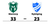 Två klara poäng för Mantorp mot Nyköping