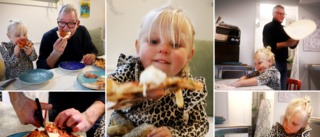 Lykke, 4, är öns yngsta bagare – med egen pizzeria