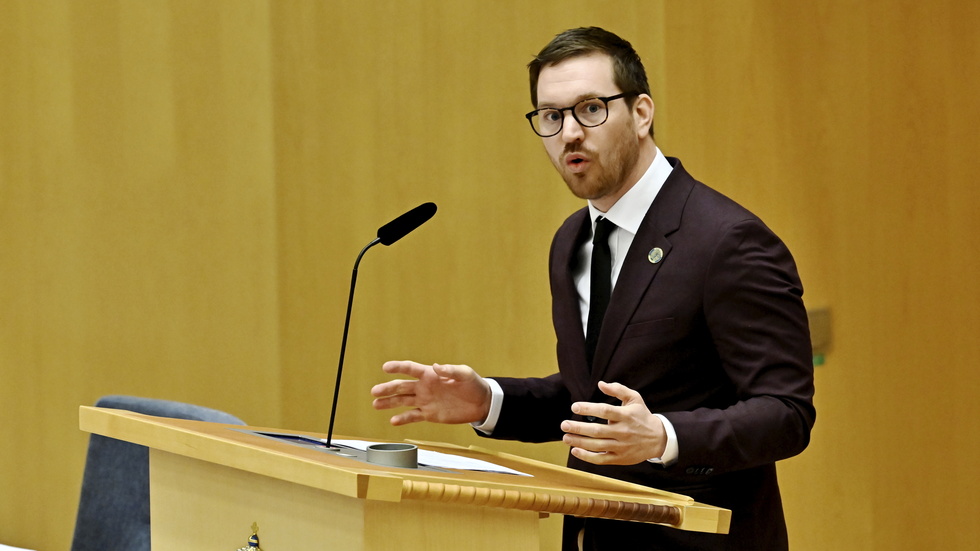 Håkan Svenneling (V), utrikespolitisk talesperson för Vänsterpartiet. Arkivbild.