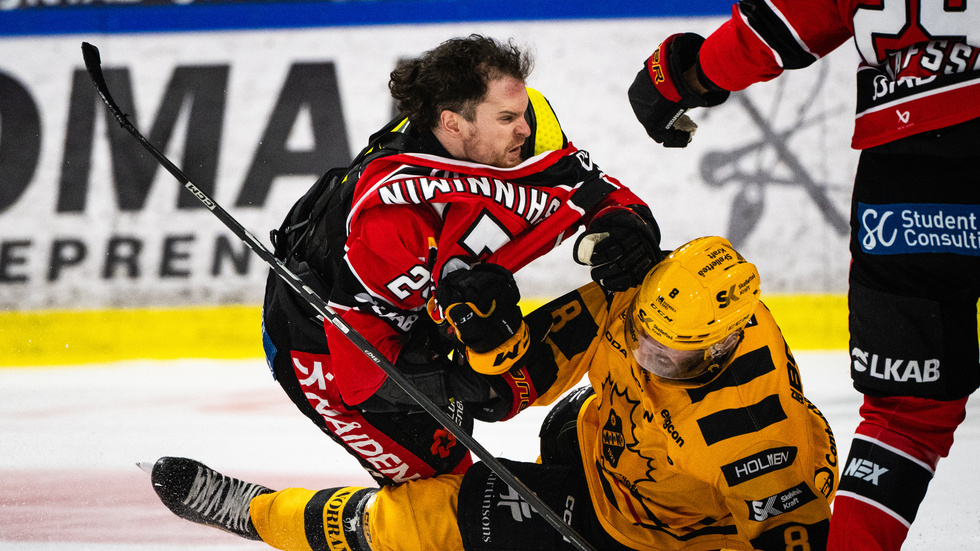 Skellefteå AIK lost again against Luleå - Brennan Shinnimin and Petter Granberg engaged in a heated clash in the second period.