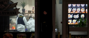 Han gick hem från restaurangen – då mördades en av gästerna