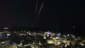 Attacker mot Gaza möts med raketer