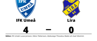 Bortaförlust för Lira mot IFK Umeå