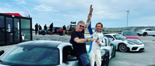 Mikael Persbrandt besökte Gotland – och vann racingtävling