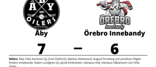 Åby vann mot Örebro Innebandy - trots underläge