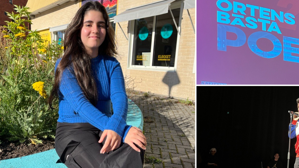 Lilli, 15, vann Ortens bästa poet i Norrköping.