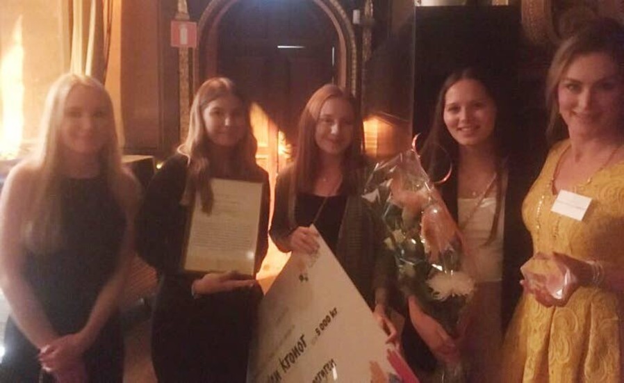 Sara Åstrand, Alva Bogren, Maria Hierte och Nellie Stodell hade alla nominerat Hanna Ankarberg Lagergren till galan och de fick dessutom komma till Stockholm och överlämna priset.