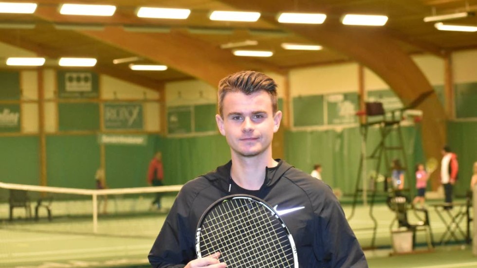 Vinnare. Eric Lindström, Vimmerby TK, har vunnit sin första tävling på vintertouren.