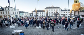 Nyköpingsborna samlas för att försvara demokratin