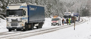 Stora trafikproblem i halkan