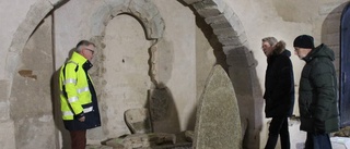 Kafé avslöjade nya fynd från klostret