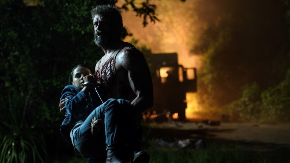 Dafne Keen och Hugh Jackman i "Logan: The Wolverine", en superhjältefilm med ett nästan perfekt avslut.