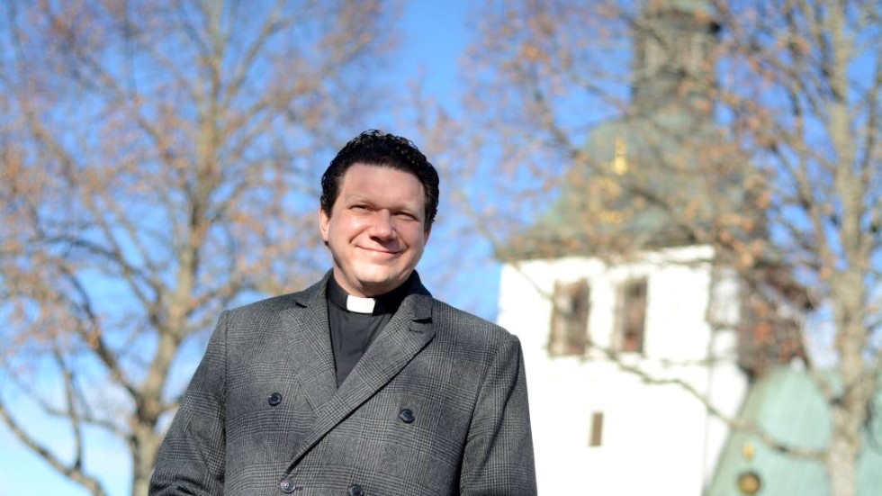 Under veckan höll Kinda pastorats kyrkoherde Jörgen Sundeborn i en lite annorlunda friluftsgudstjänst.