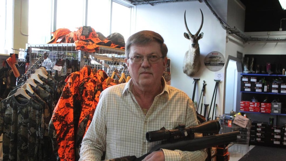 Peter Lundh planerar att expandera, så man får utrymme att satsa på jaktvapen.