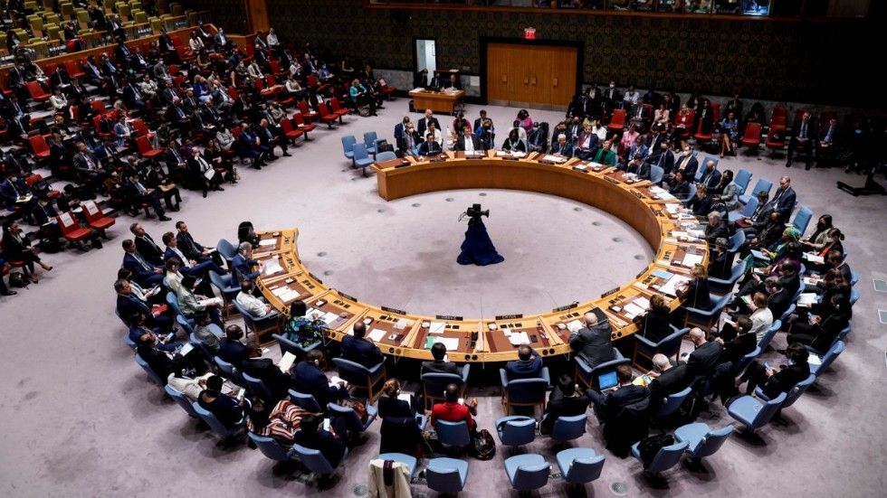 Säkerhetsrådet i FN:s högkvarter i New York. Arkivbild.