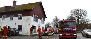 Brand i hyreshus på södra Gotland