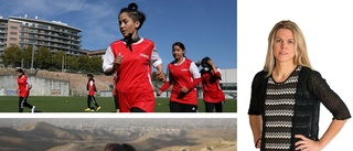 Flykten från talibanernas förtryck – i Amerika får Hadya både gå i skolan och spela fotboll 