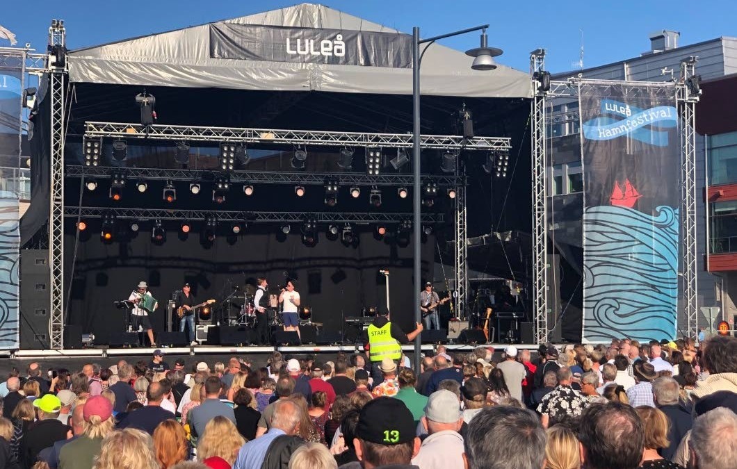 Perfekt väder på Luleås festival